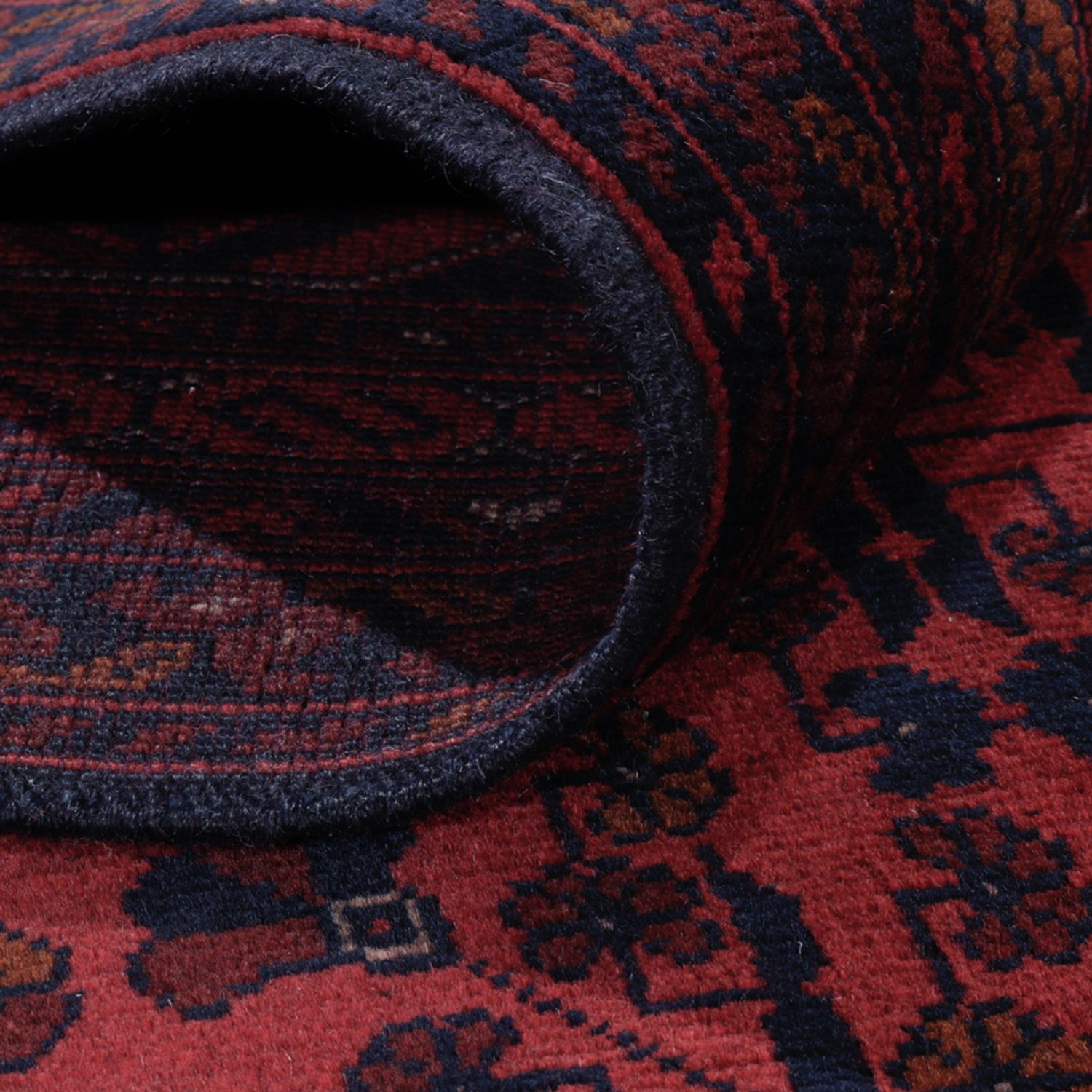 Afghan Rug - Kunduz - 291 x 192 cm - red