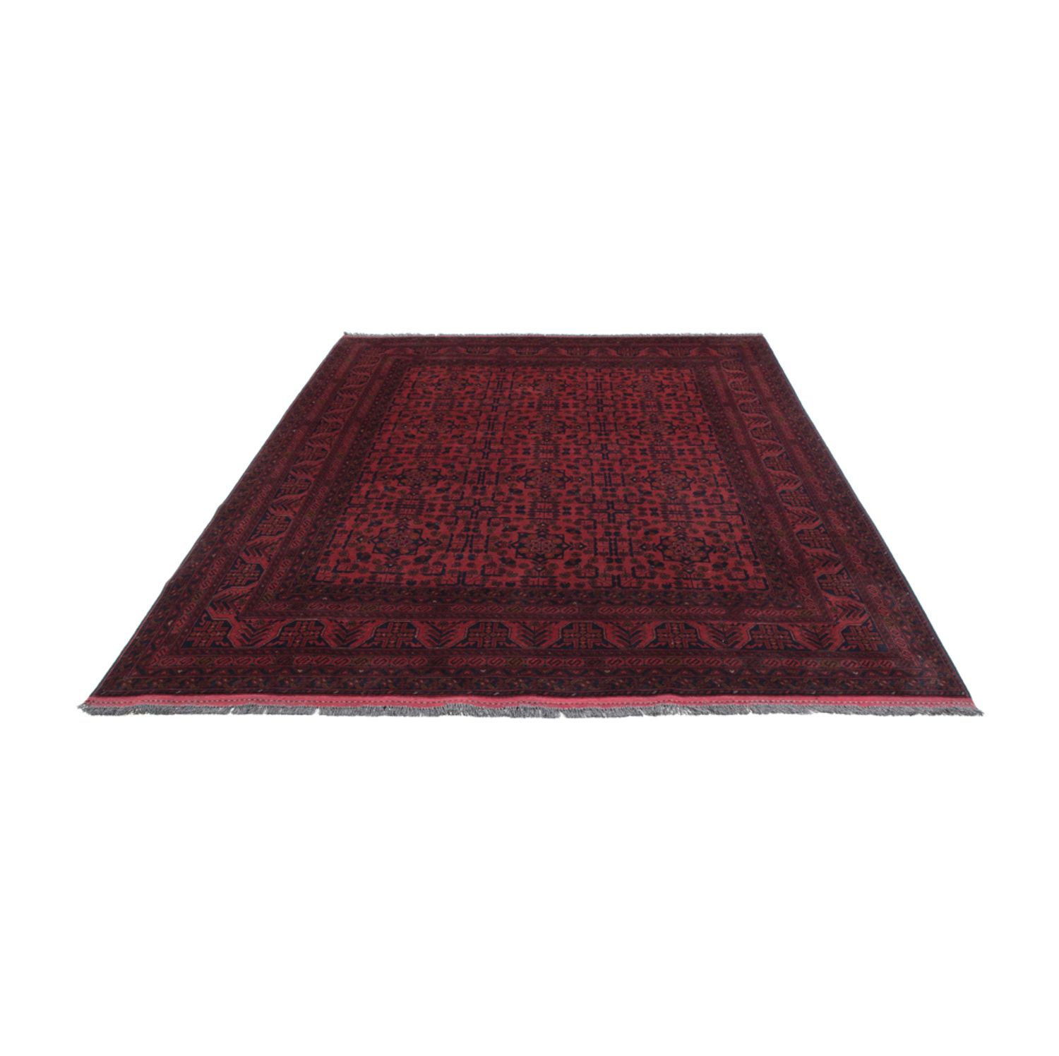 Afghan Rug - Kunduz - 291 x 192 cm - red