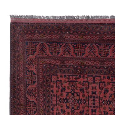 Afghan Rug - Kunduz - 291 x 192 cm - red