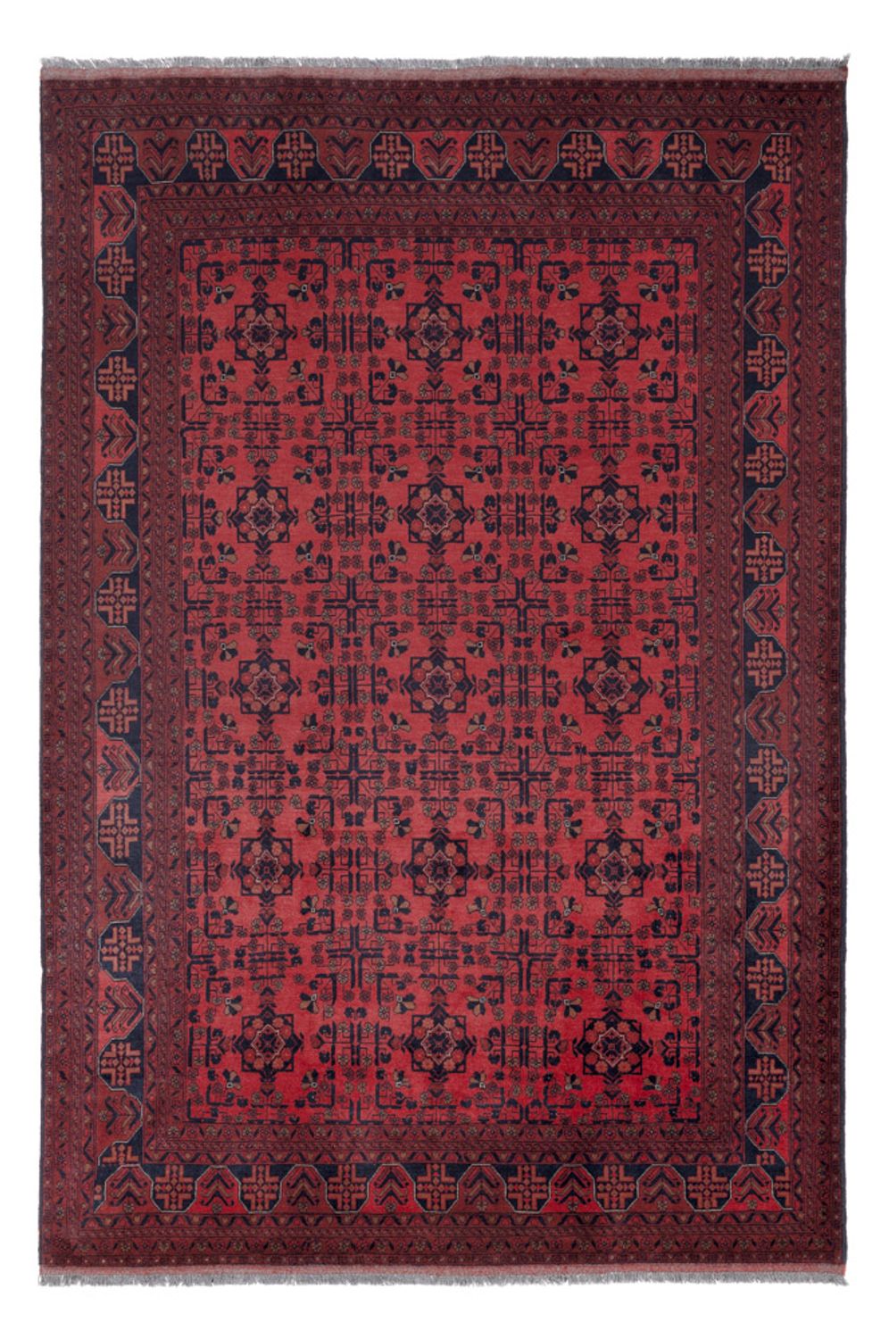 Afghan Rug - Kunduz - 295 x 201 cm - red