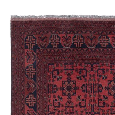 Afghan Rug - Kunduz - 295 x 201 cm - red