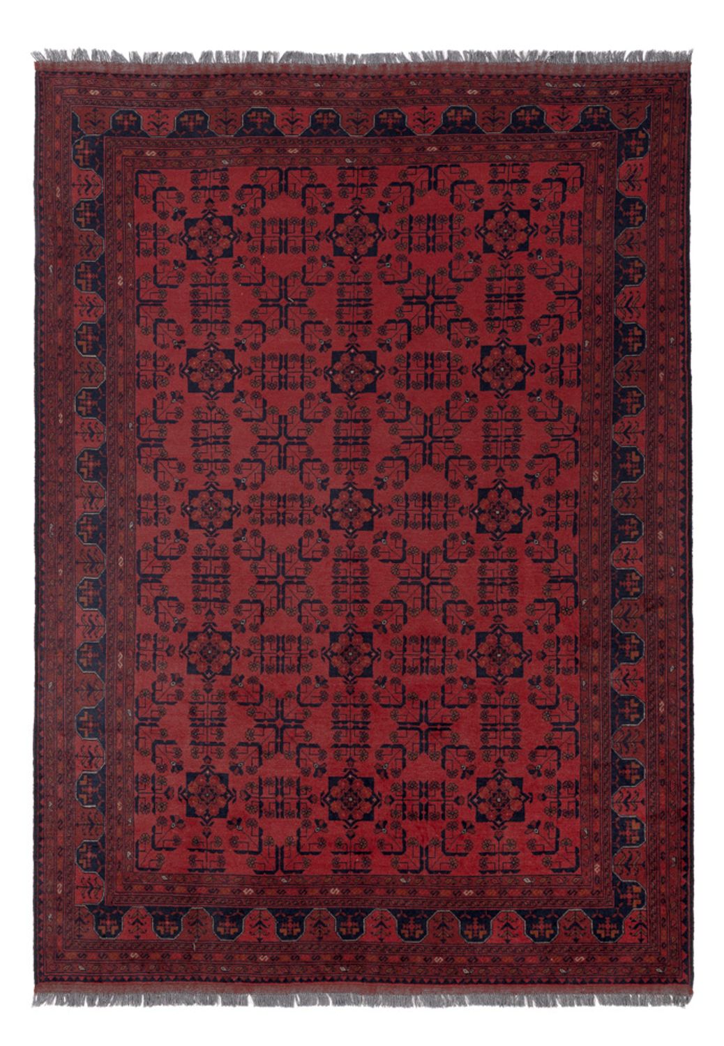 Afghan Rug - Kunduz - 286 x 199 cm - red