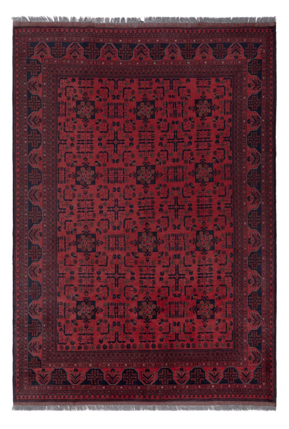 Afghan Rug - Kunduz - 285 x 199 cm - red