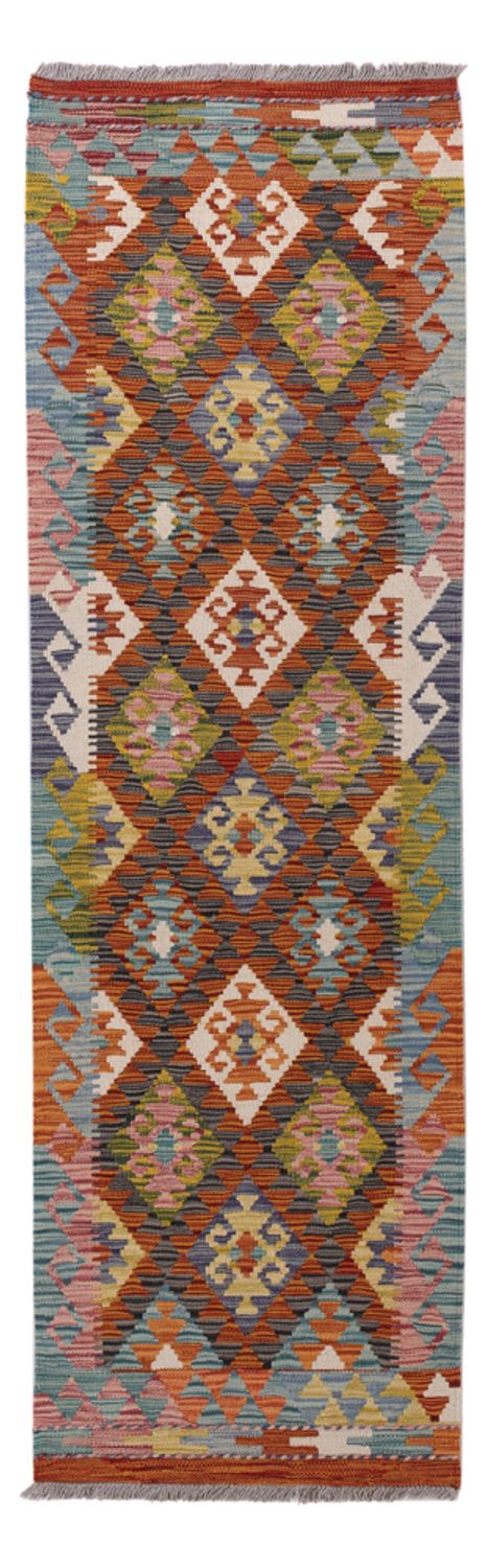 Runner Kelim Rug - Splash - 202 x 60 cm - multicolored