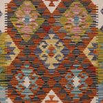 Runner Kelim Rug - Splash - 202 x 60 cm - multicolored