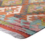Runner Kelim Rug - Splash - 202 x 60 cm - multicolored