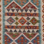 Runner Kelim Rug - Splash - 193 x 58 cm - multicolored