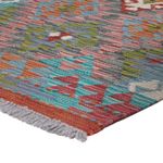 Runner Kelim Rug - Splash - 200 x 62 cm - multicolored