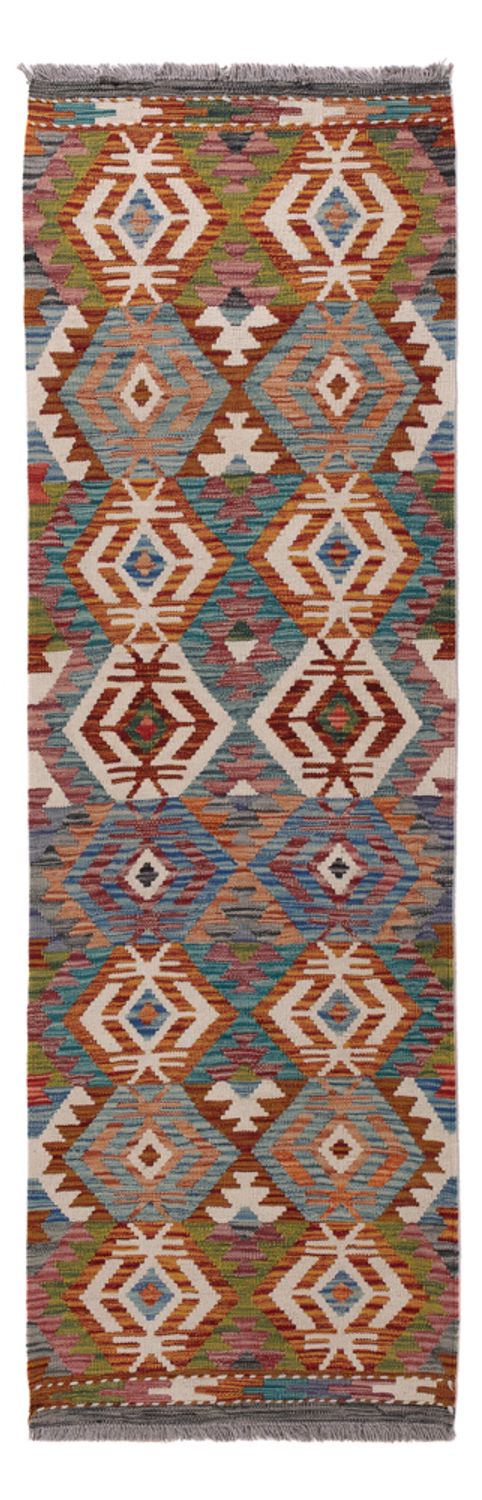 Runner Kelim Rug - Splash - 201 x 63 cm - multicolored