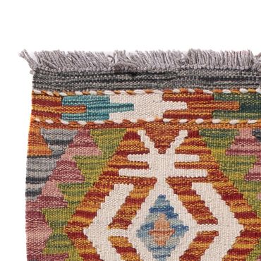 Runner Kelim Rug - Splash - 201 x 63 cm - multicolored