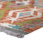 Runner Kelim Rug - Splash - 201 x 63 cm - multicolored