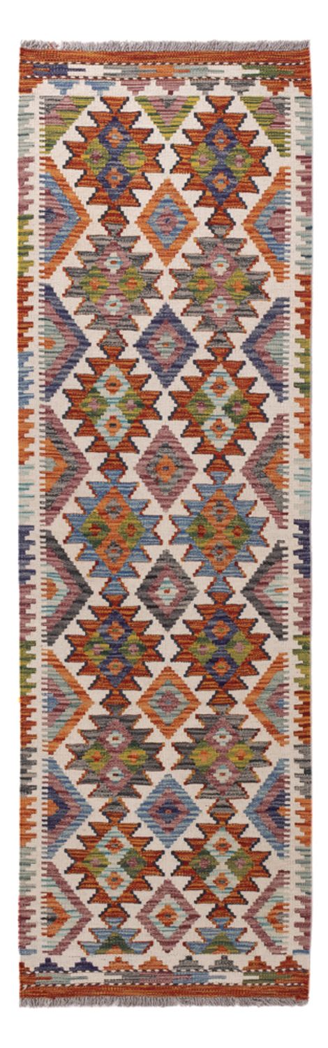 Runner Kelim Rug - Splash - 200 x 60 cm - multicolored