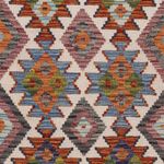 Runner Kelim Rug - Splash - 200 x 60 cm - multicolored