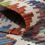 Runner Kelim Rug - Splash - 200 x 60 cm - multicolored