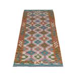 Runner Kelim Rug - Splash - 195 x 60 cm - multicolored