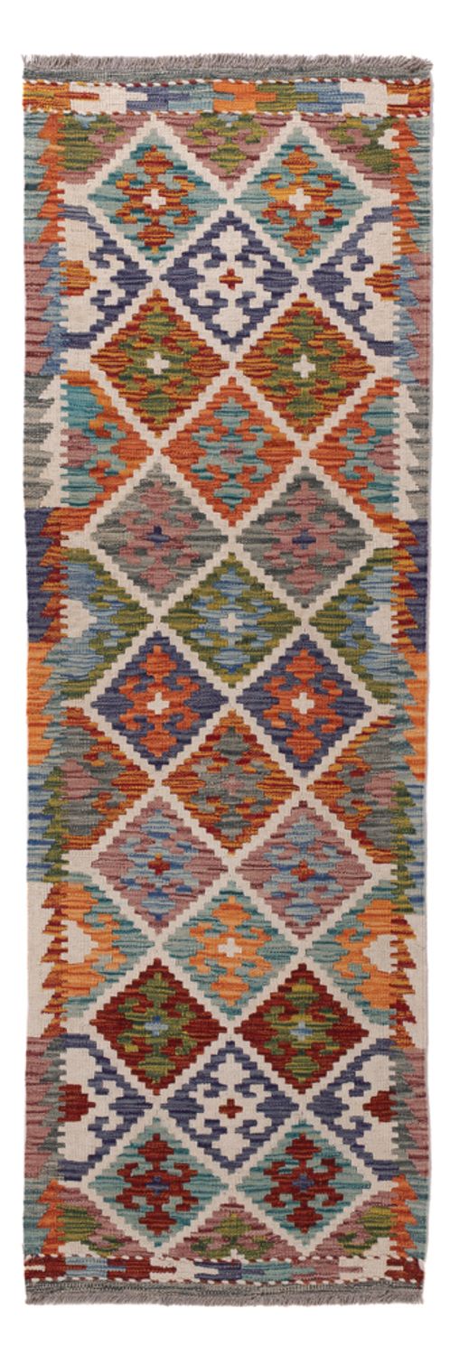 Runner Kelim Rug - Splash - 188 x 64 cm - multicolored