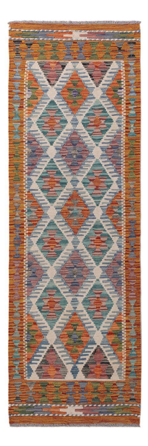 Runner Kelim Rug - Splash - 188 x 62 cm - multicolored