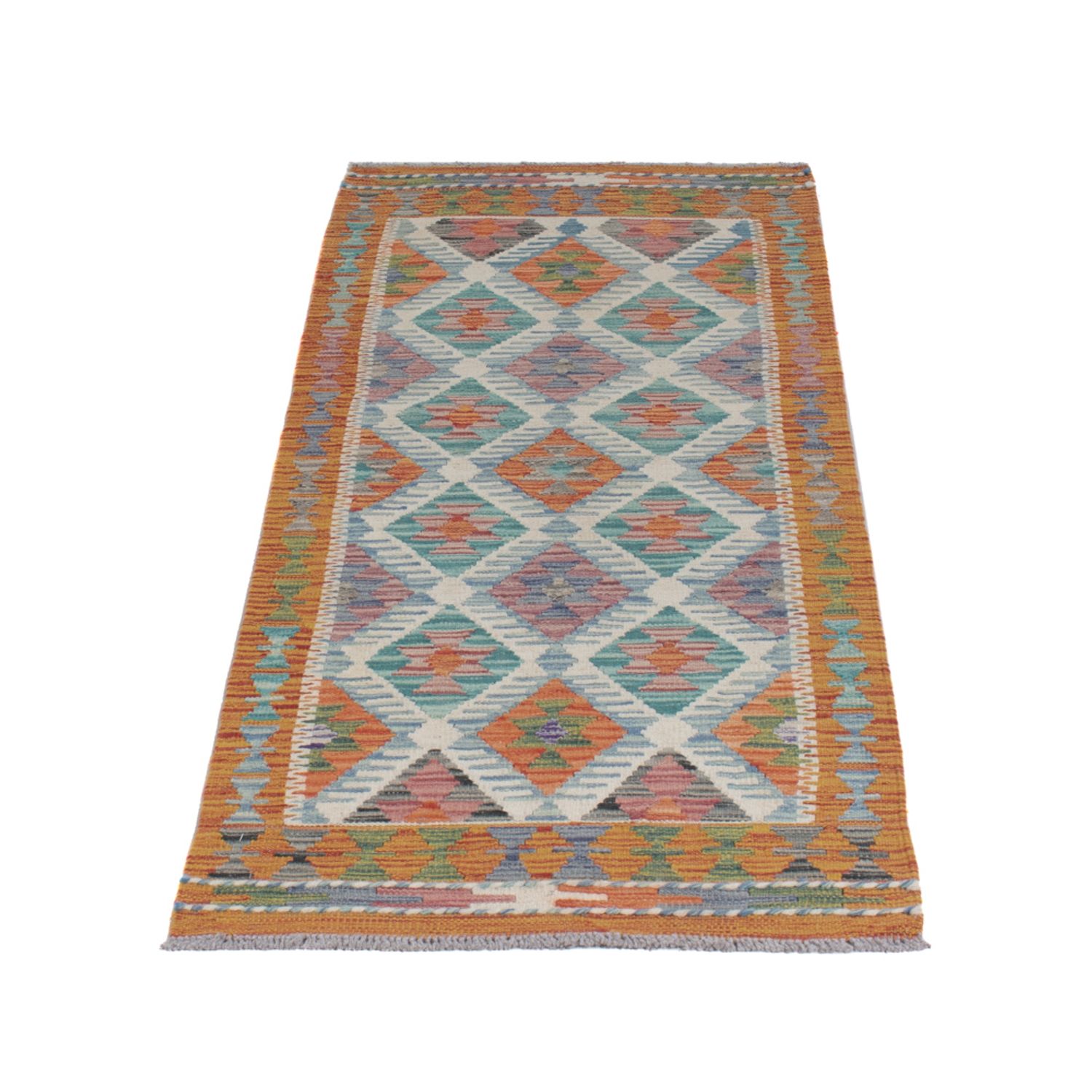 Runner Kelim Rug - Splash - 188 x 62 cm - multicolored