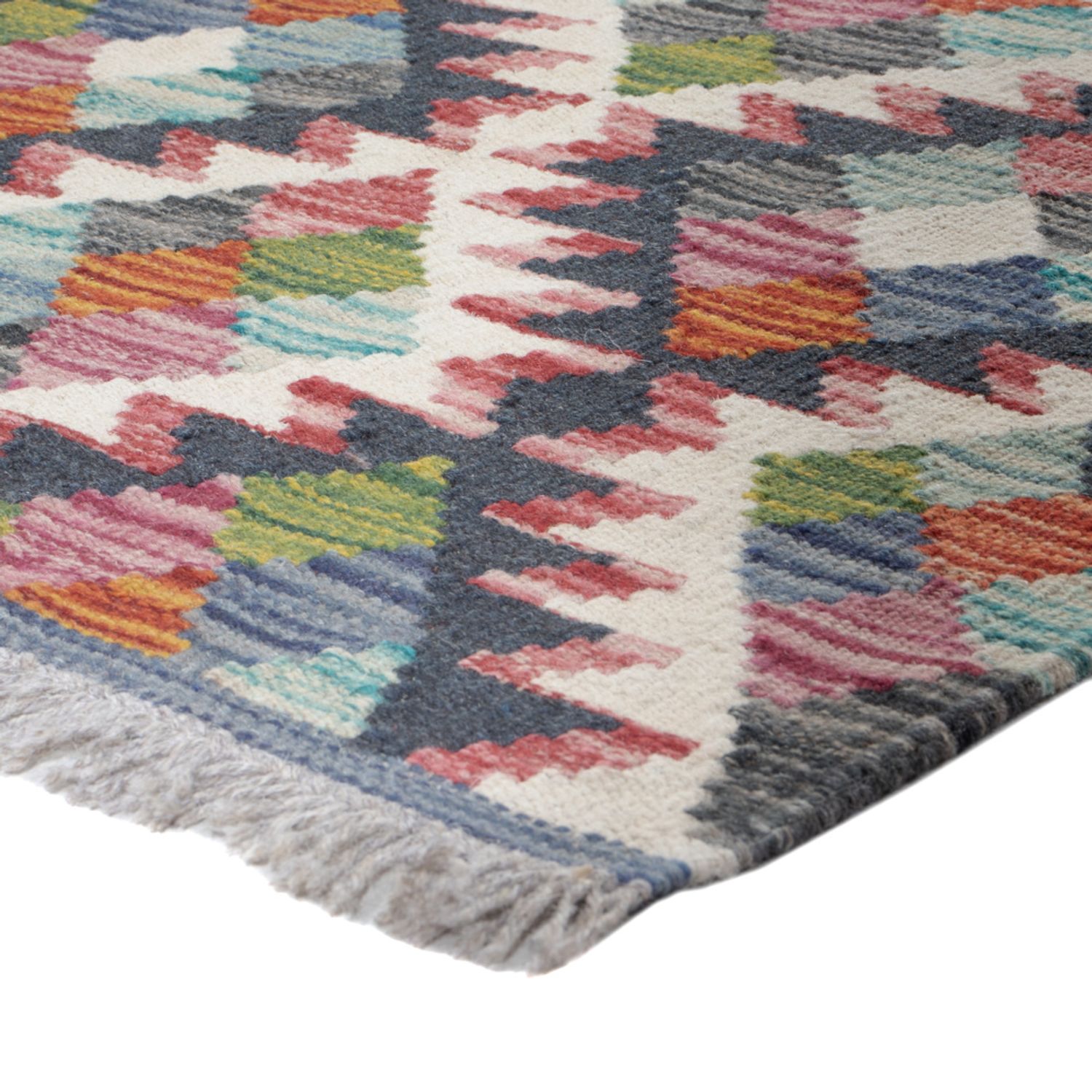 Runner Kelim Rug - Splash - 176 x 61 cm - multicolored