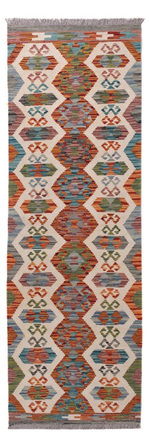 Runner Kelim Rug - Splash - 197 x 64 cm - multicolored