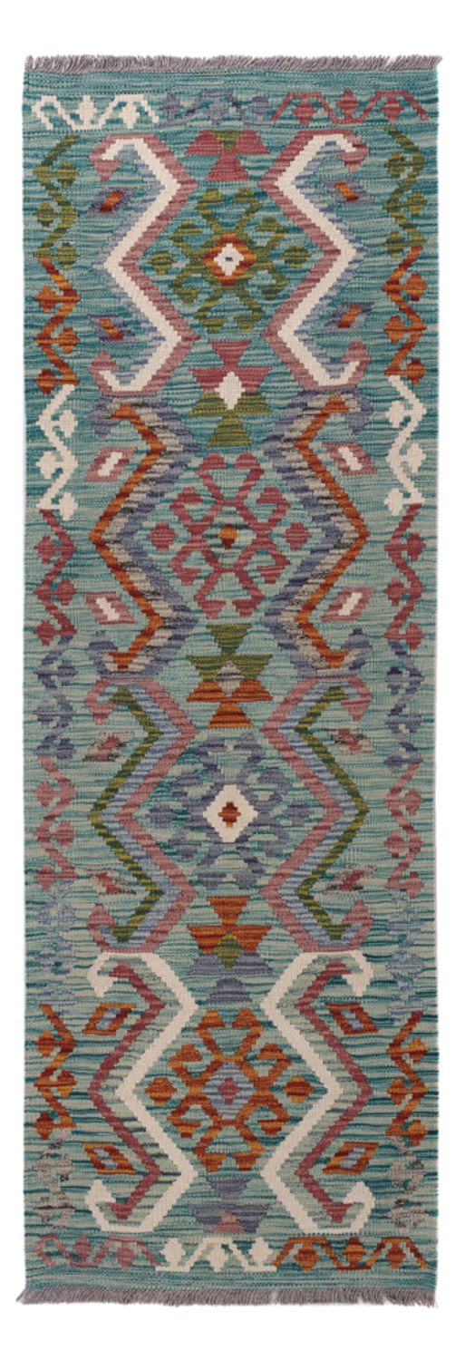 Runner Kelim Rug - Splash - 195 x 65 cm - multicolored