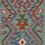 Runner Kelim Rug - Splash - 195 x 65 cm - multicolored