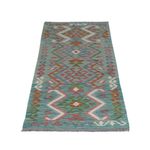 Runner Kelim Rug - Splash - 195 x 65 cm - multicolored