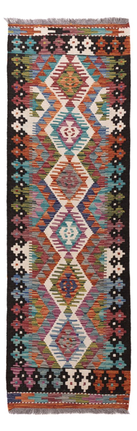 Runner Kelim Rug - Splash - 191 x 61 cm - multicolored