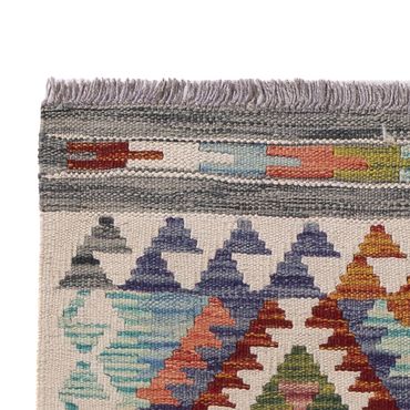 Runner Kelim Rug - Splash - 197 x 66 cm - multicolored