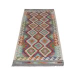 Runner Kelim Rug - Splash - 197 x 66 cm - multicolored