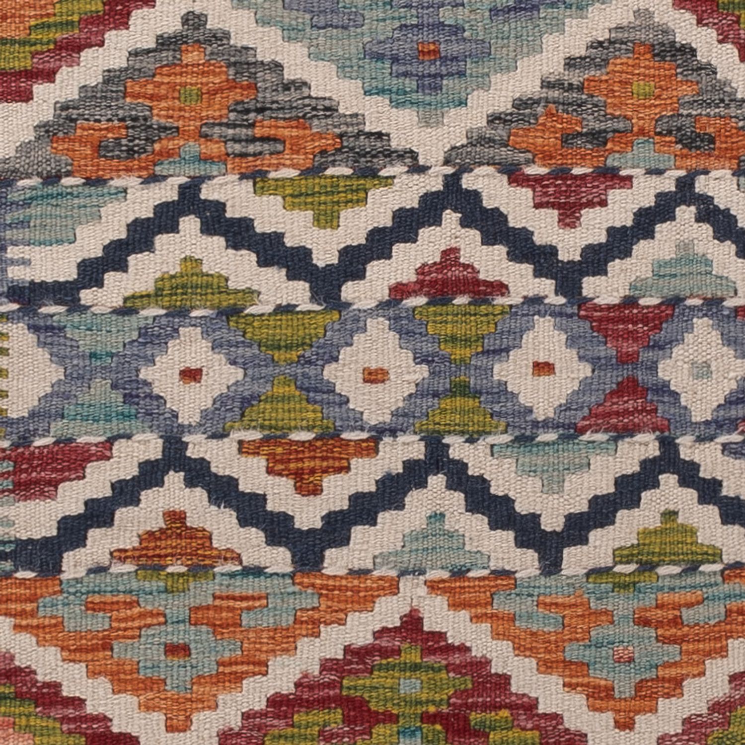 Runner Kelim Rug - Splash - 201 x 59 cm - multicolored