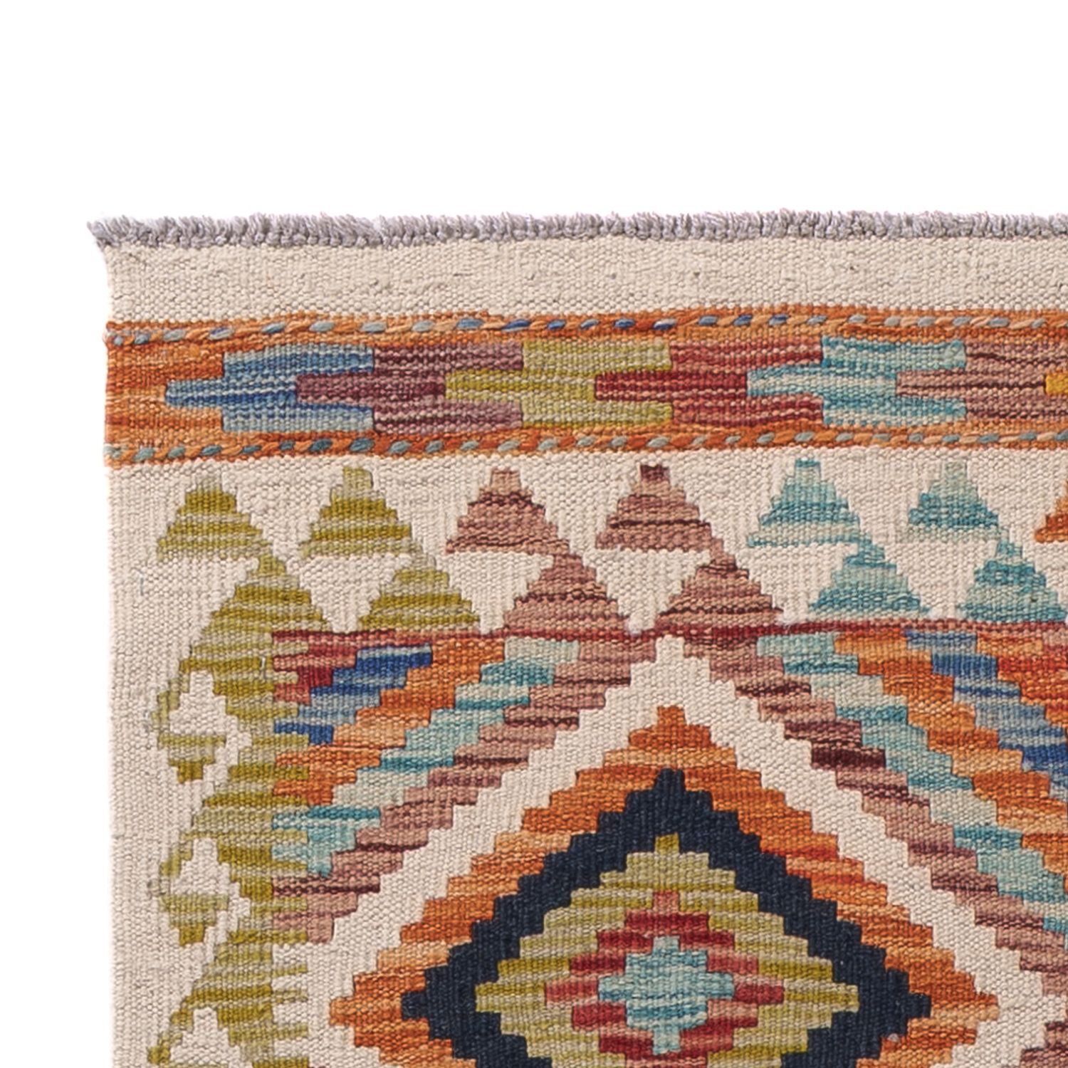 Runner Kelim Rug - Splash - 194 x 84 cm - multicolored