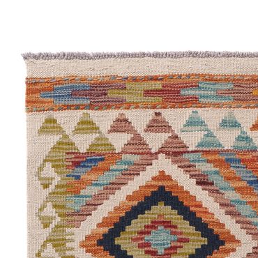 Runner Kelim Rug - Splash - 194 x 84 cm - multicolored