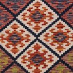 Runner Kelim Rug - Splash - 204 x 84 cm - multicolored