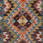 Runner Kelim Rug - Splash - 198 x 81 cm - multicolored