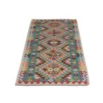 Runner Kelim Rug - Splash - 198 x 81 cm - multicolored