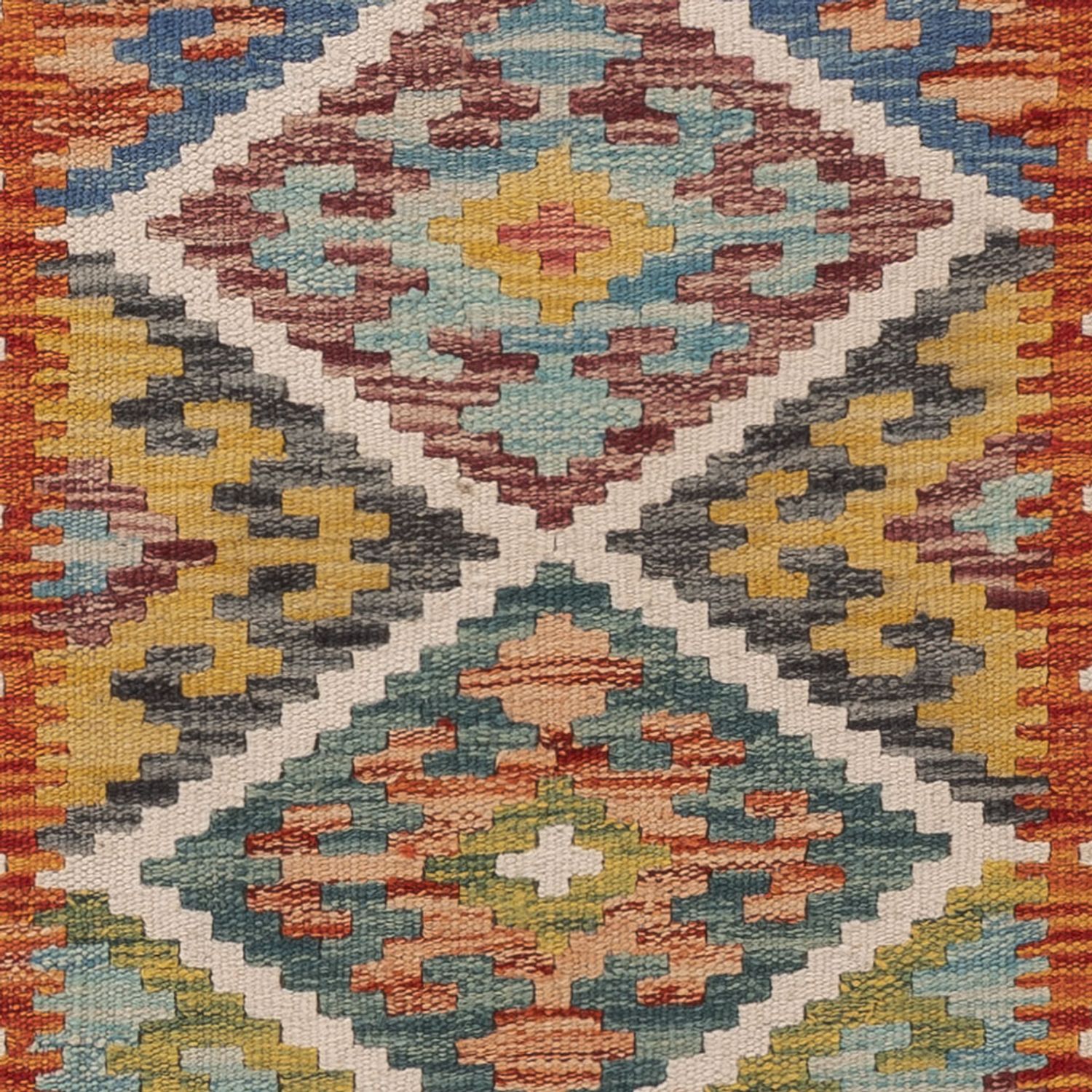 Runner Kelim Rug - Splash - 190 x 73 cm - multicolored