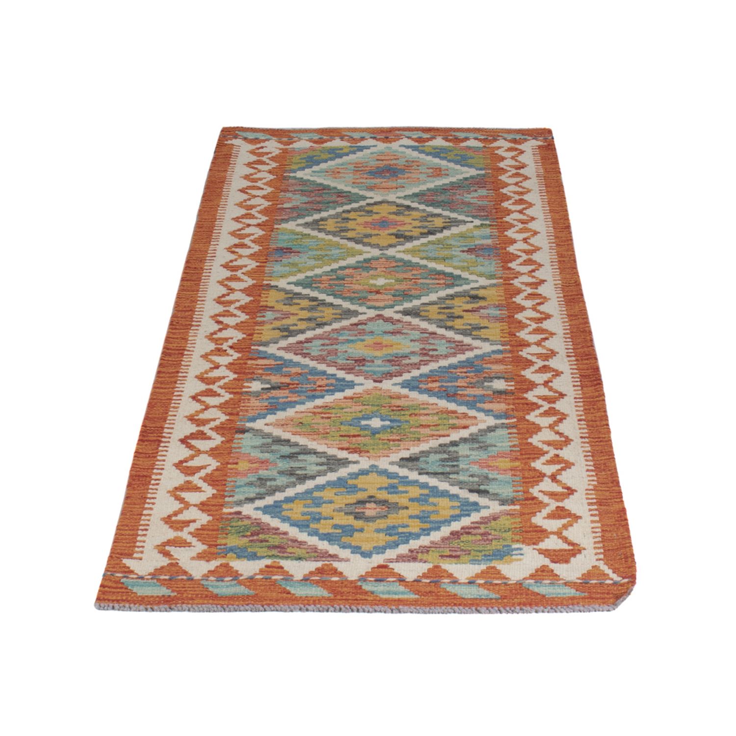 Runner Kelim Rug - Splash - 190 x 73 cm - multicolored