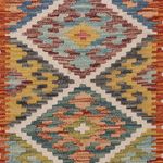 Runner Kelim Rug - Splash - 190 x 73 cm - multicolored