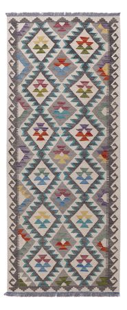 Runner Kelim Rug - Splash - 206 x 80 cm - multicolored