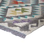 Runner Kelim Rug - Splash - 206 x 80 cm - multicolored