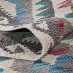 Runner Kelim Rug - Splash - 206 x 80 cm - multicolored