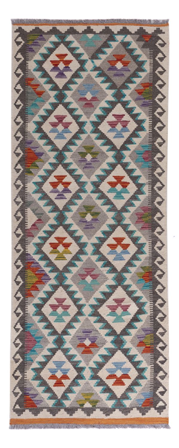 Runner Kelim Rug - Splash - 209 x 79 cm - multicolored