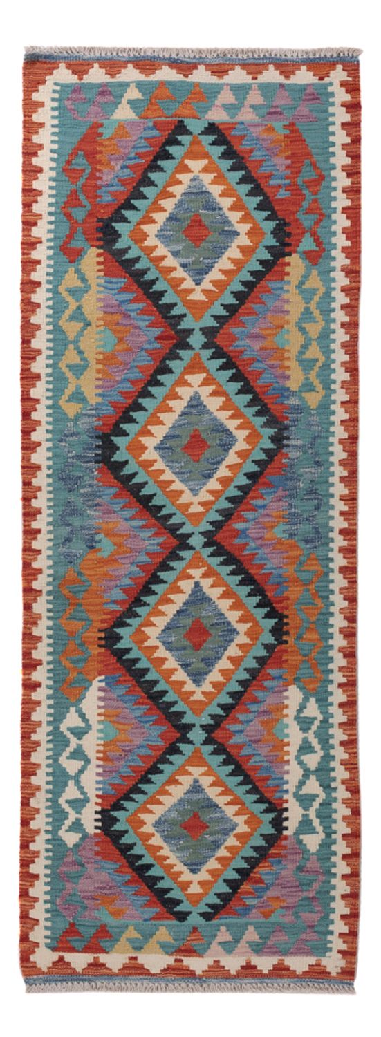 Runner Kelim Rug - Splash - 203 x 73 cm - multicolored