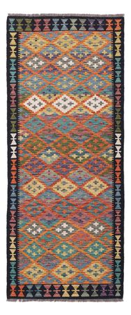 Runner Kelim Rug - Splash - 202 x 84 cm - multicolored