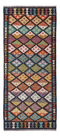 Runner Kelim Rug - Splash - 196 x 84 cm - multicolored