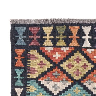 Runner Kelim Rug - Splash - 196 x 84 cm - multicolored