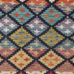 Runner Kelim Rug - Splash - 196 x 84 cm - multicolored