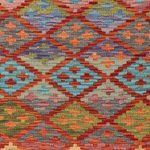 Runner Kelim Rug - Splash - 195 x 84 cm - multicolored