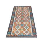 Runner Kelim Rug - Splash - 200 x 62 cm - multicolored